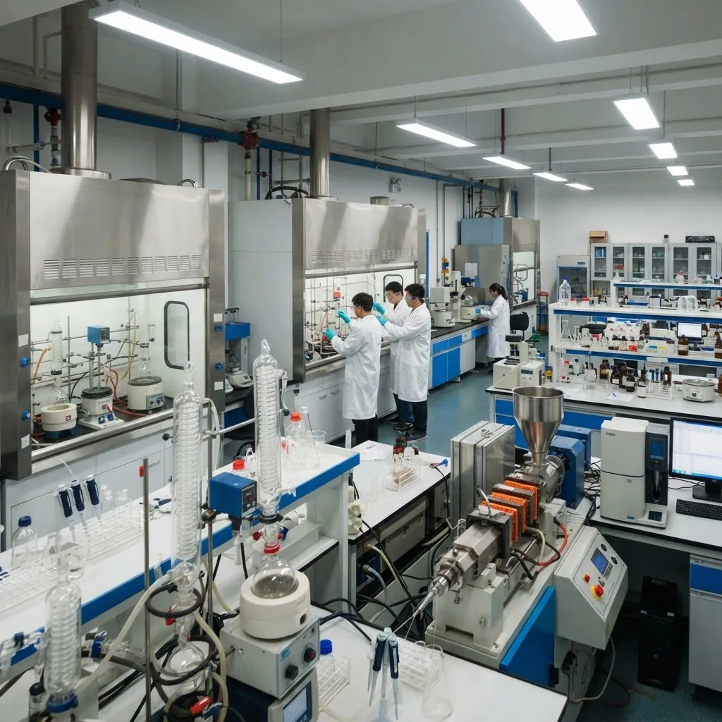 Chemical engineering and polymer materials laboratory at Beijing University of Chemical Technology