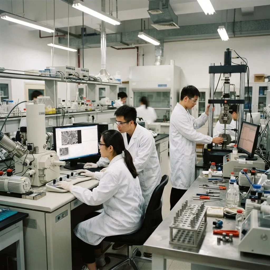 Materials engineering laboratory at Beijing University of Technology