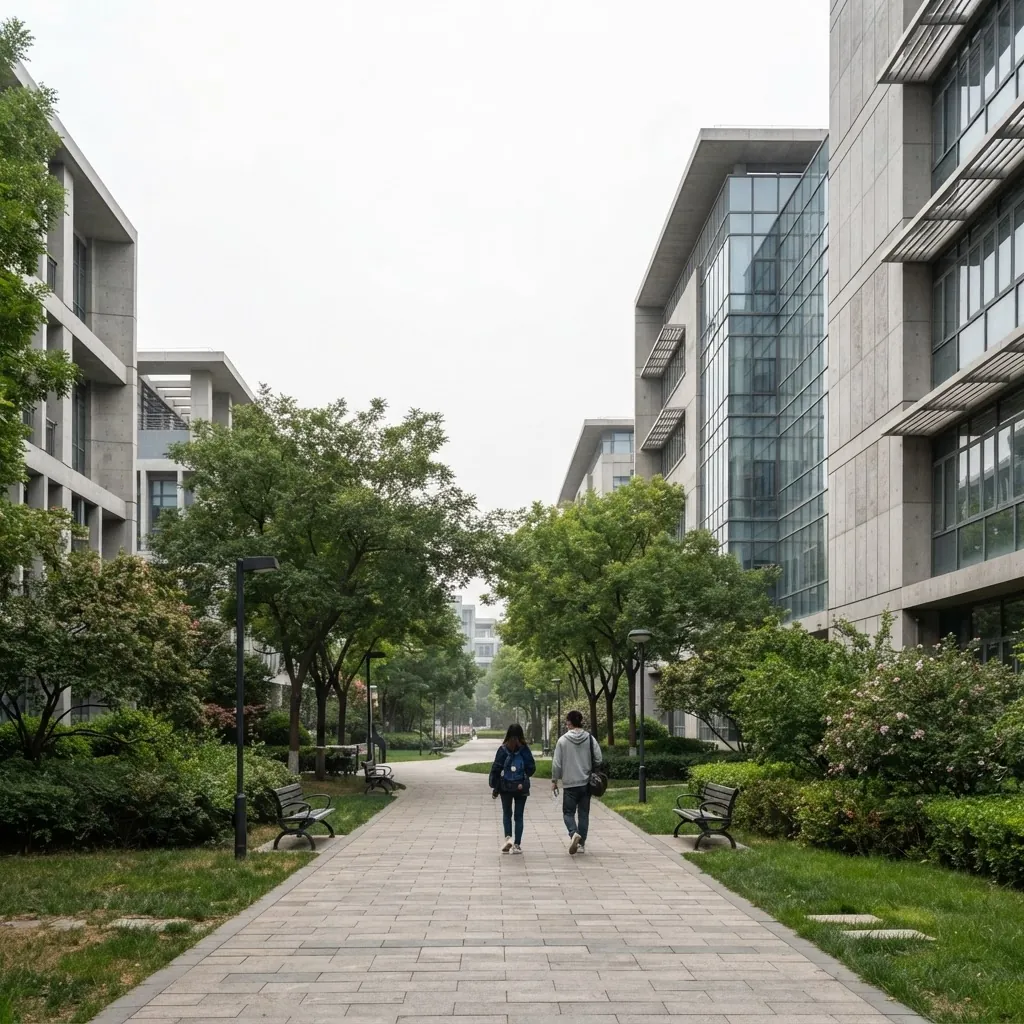 Capital Medical University campus grounds and academic buildings