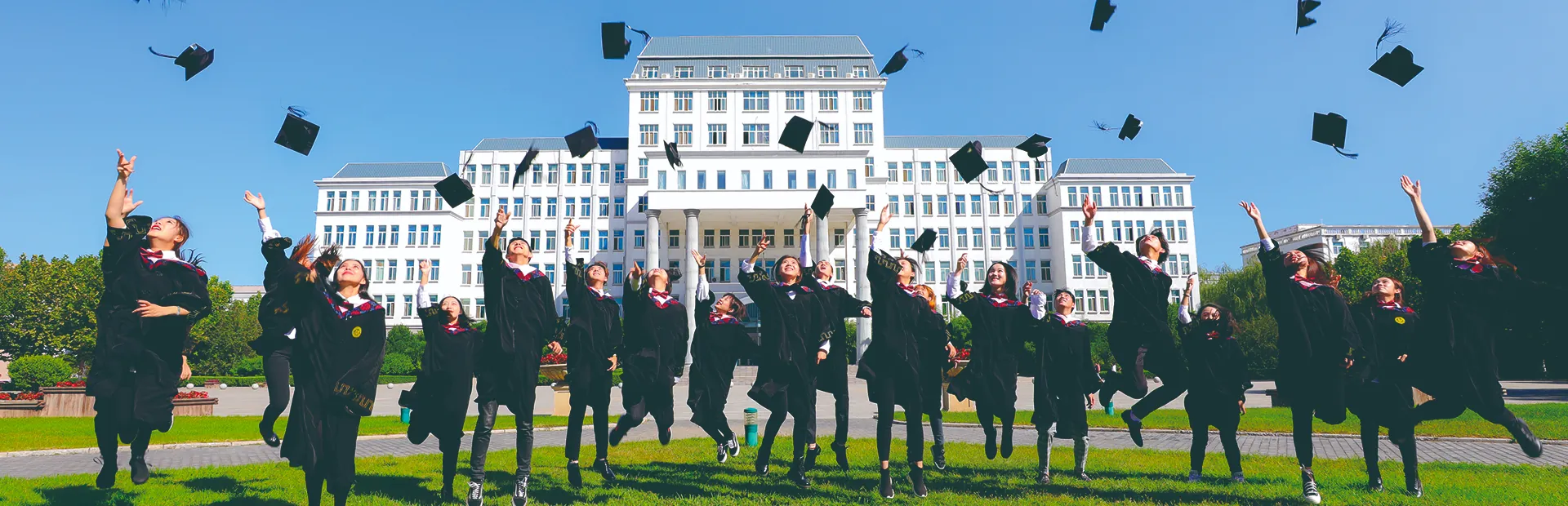 International students together on the Capital Normal University campus
