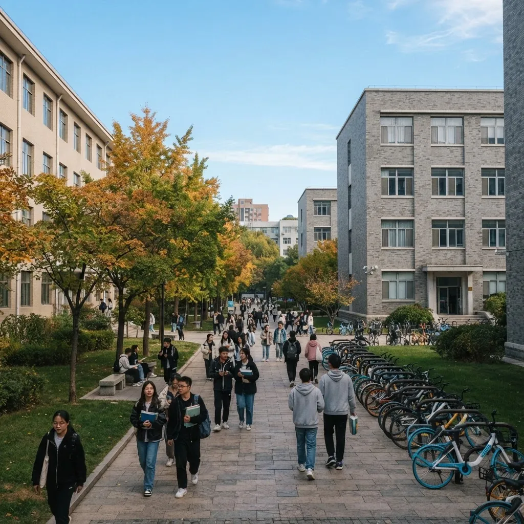 Central University of Finance and Economics campus grounds and academic buildings
