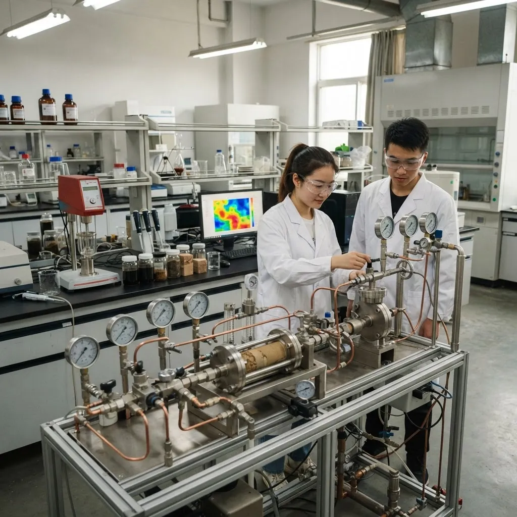 Petroleum engineering research laboratory at China University of Petroleum Beijing