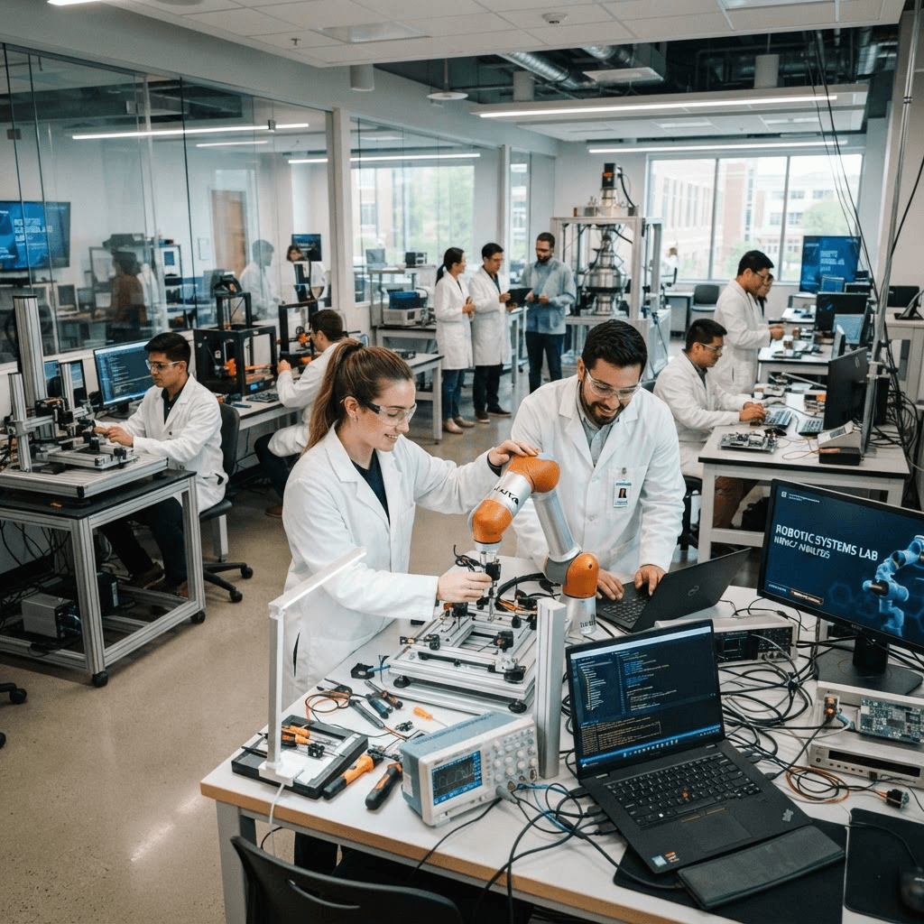 Research laboratory at Tsinghua University