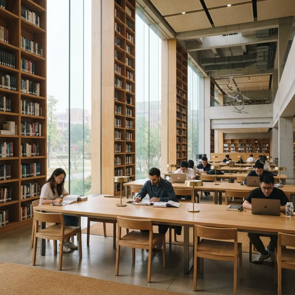 University of Chinese Academy of Sciences library reading room