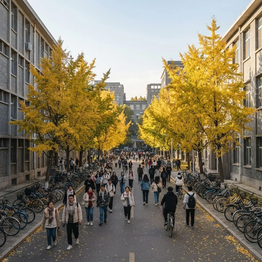 University of Science and Technology Beijing campus grounds and academic buildings