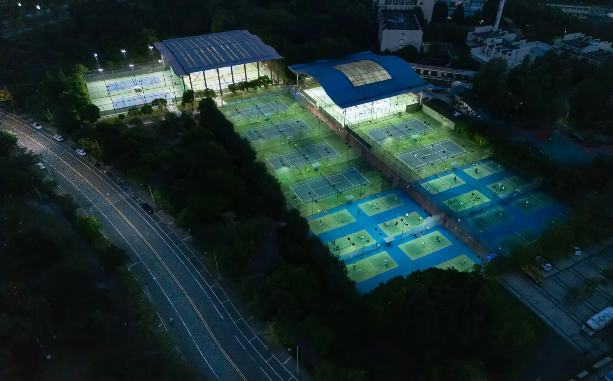 Sports field and athletics facilities at Southwest Jiaotong University