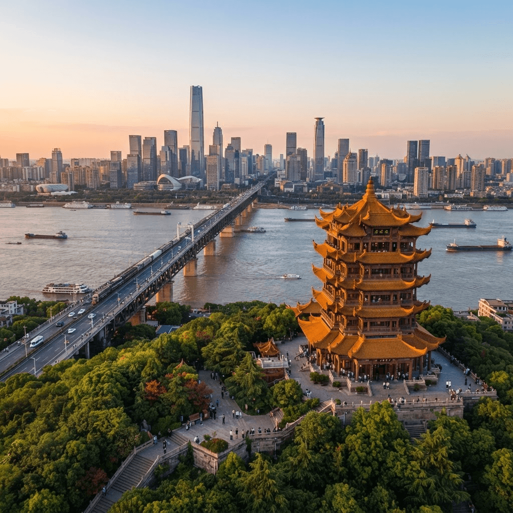 Wuhan, China — landmarks and skyline