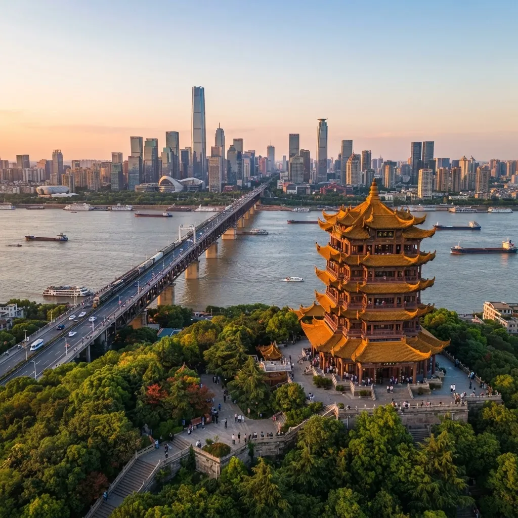 Wuhan, China — landmarks and skyline