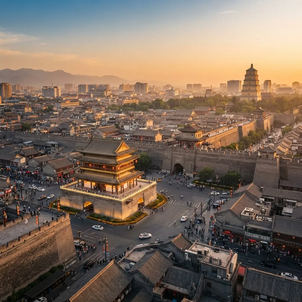 Xi'an, China — landmarks and skyline
