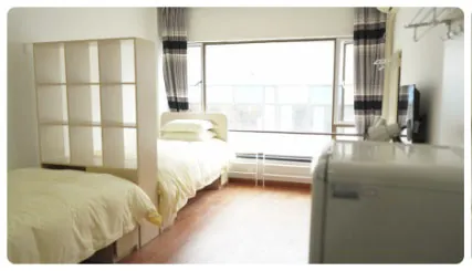 International student dormitory room at Shanghai Normal University