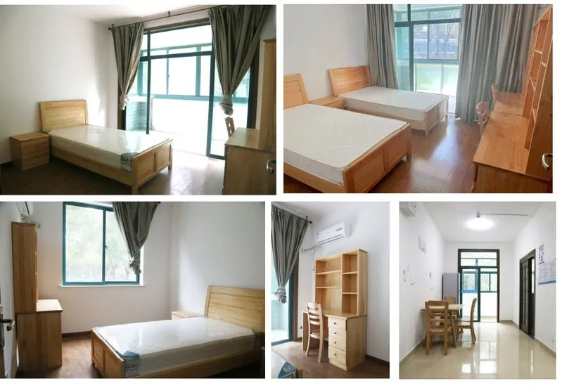 International student dormitory room at Shanghai University of Finance and Economics