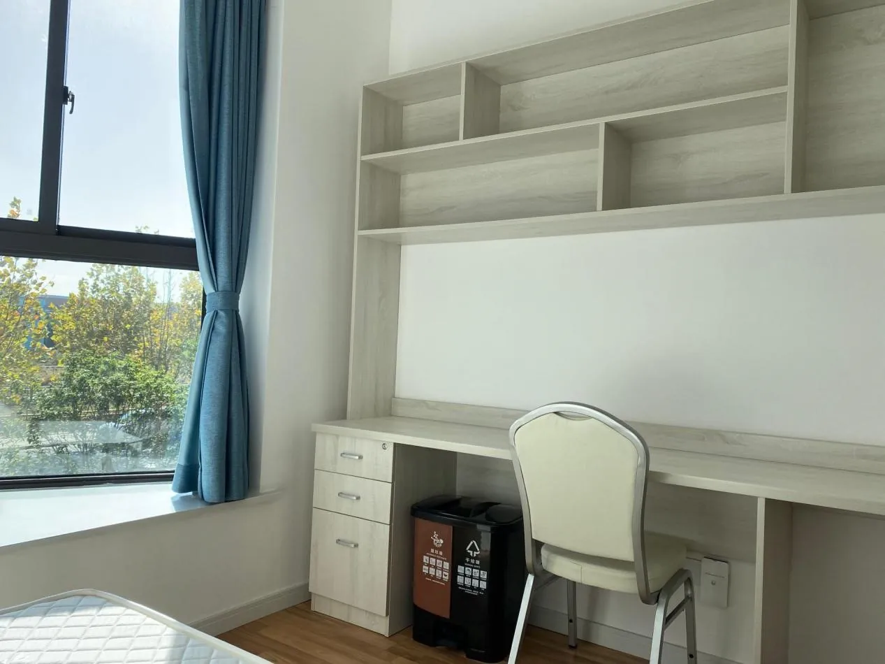 International student dormitory room at Shanghai University