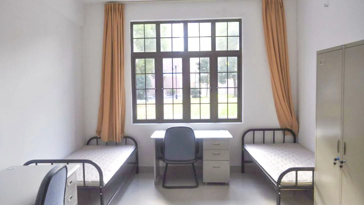 International student dormitory room at University of Shanghai for Science and Technology