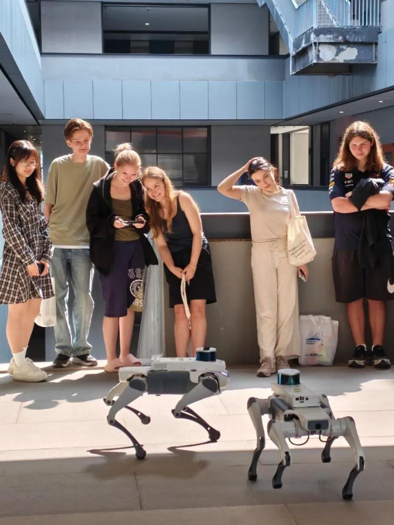 International and local students at Shenzhen Technology University