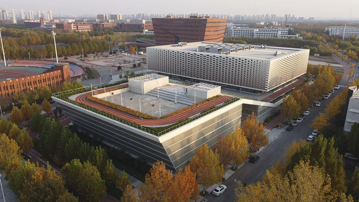Sports facilities at Hebei University of Technology