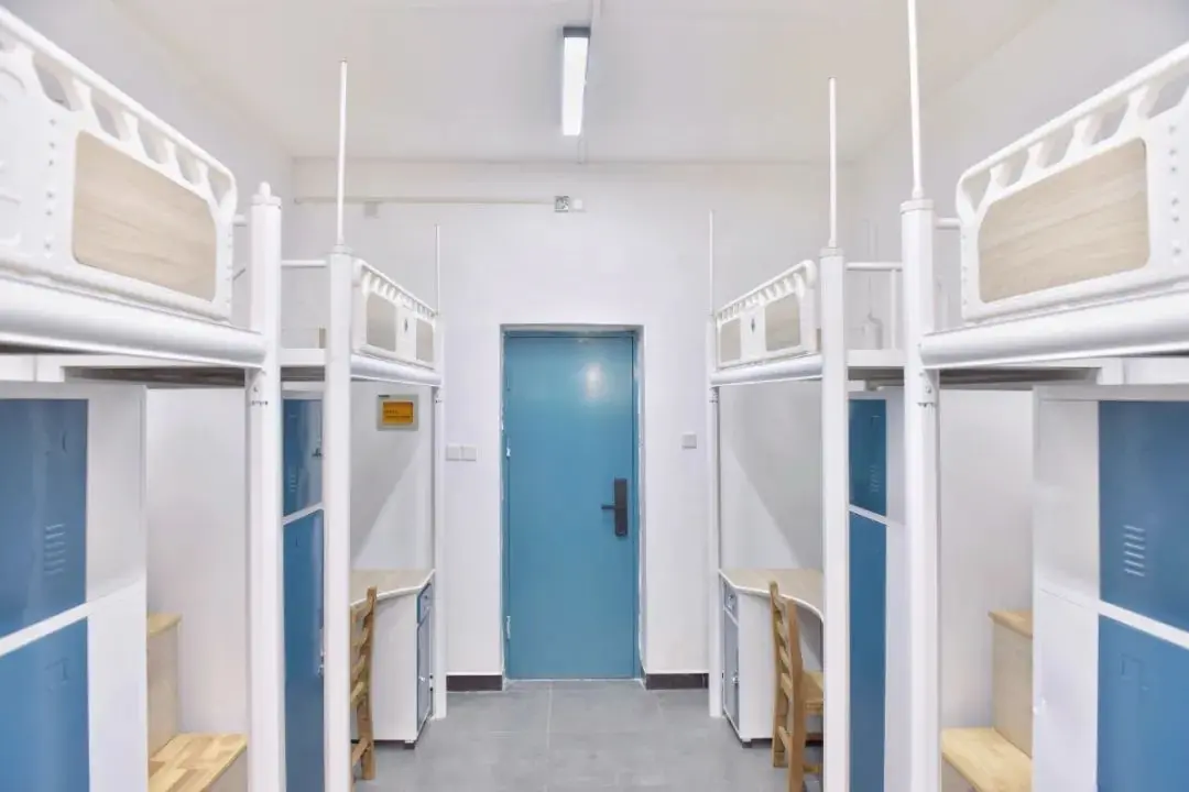 International student dormitory room at Central China Normal University