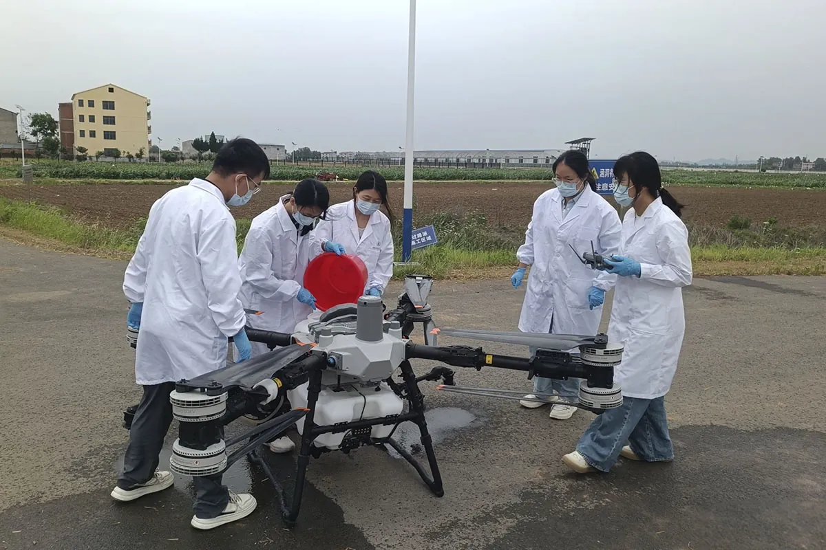 Agricultural science laboratory at Huazhong Agricultural University