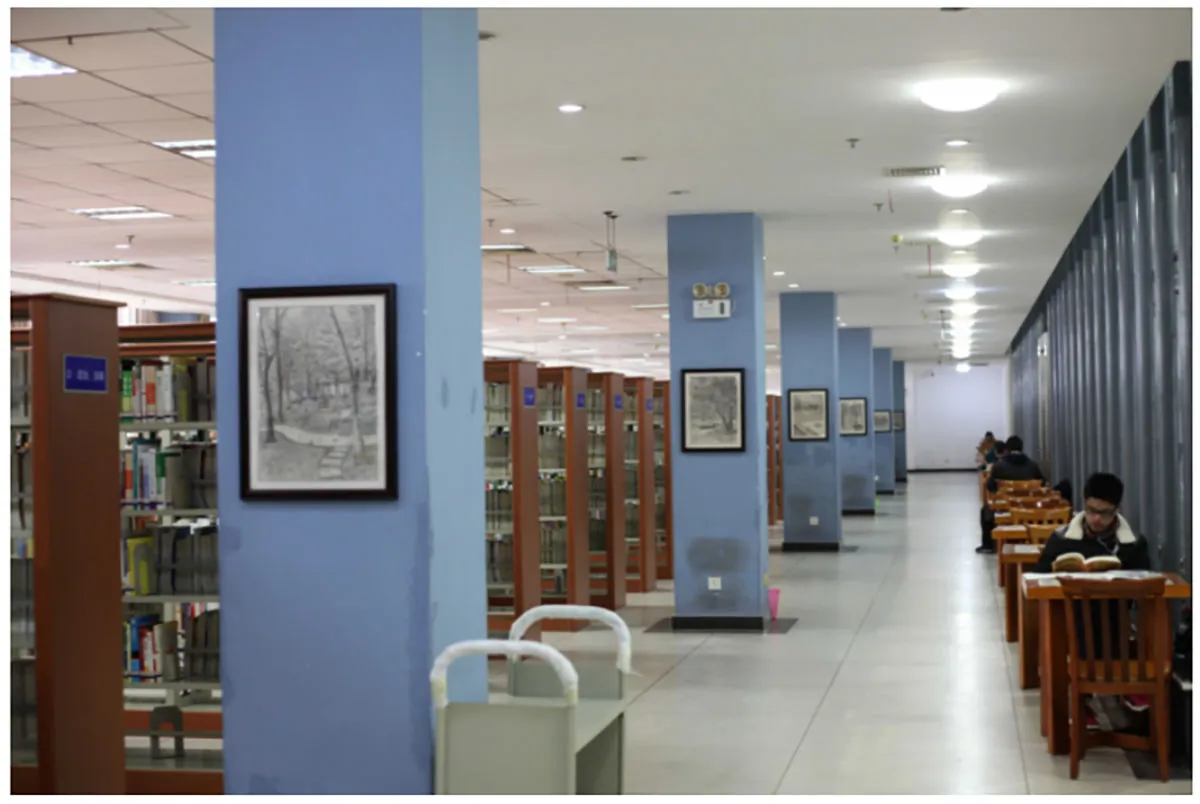 Huazhong Agricultural University library reading room