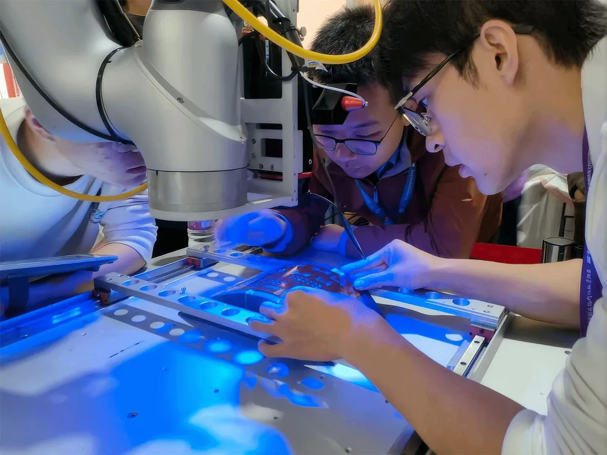 Research laboratory at Wuhan Institute of Technology